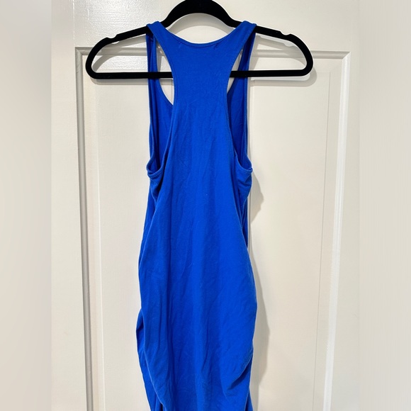 Michael Stars blue Racerback ruched midi dress - Picture 8 of 11